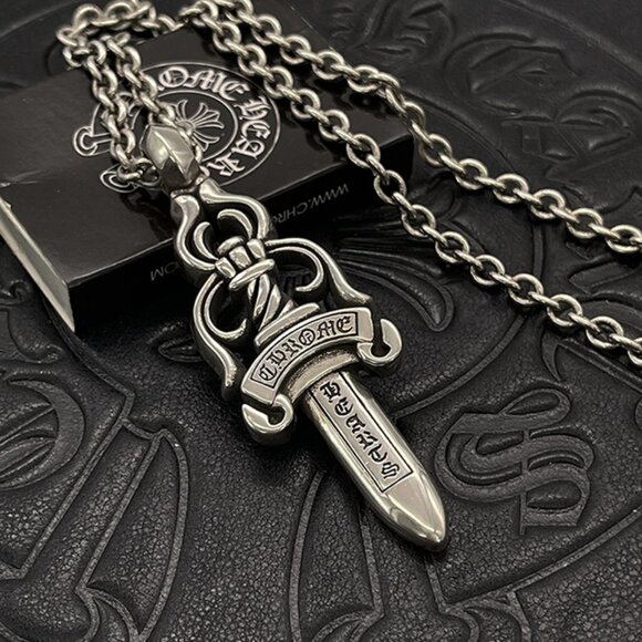 Chrome Heart Great Sword Thick Necklace - Picture 10 of 14